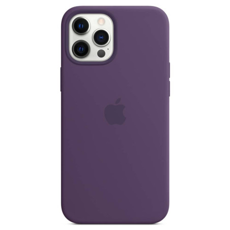 Coque en Silicone avec MagSafe iPhone 12 Pro Max Violet MK083ZE/A (Apple) — Apple · Smarty Paris 18e